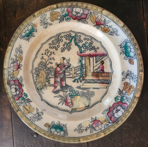 Chinese pattern plate - ,